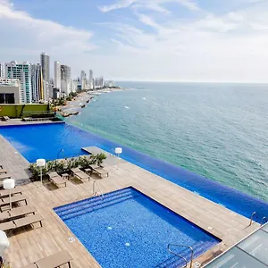  Apartment En Lujoso Edificio H2 Plaza Bocagrande Colombia